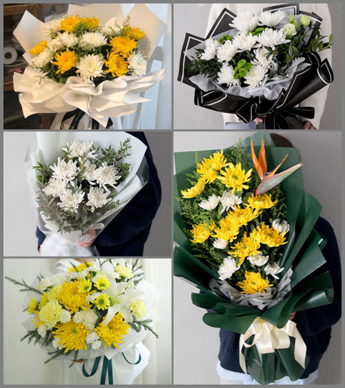 重庆彭水县双龙乡白事花束代送
